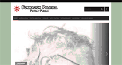 Desktop Screenshot of formacionpoliticapyp.com